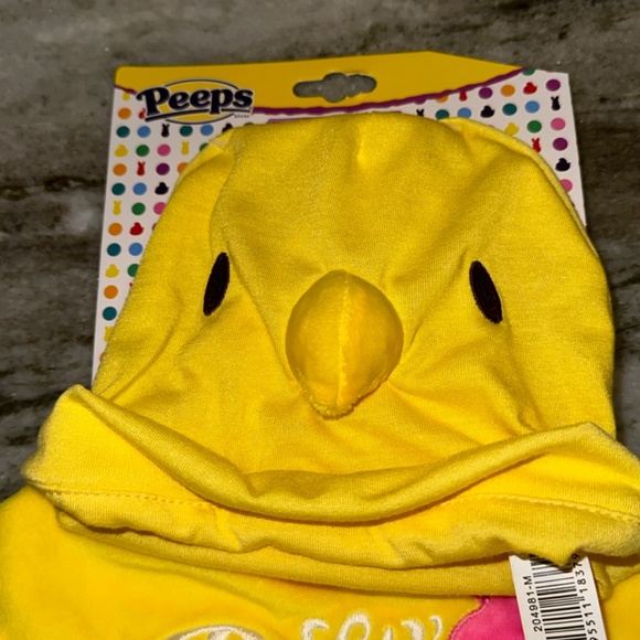 PEEPS Baby Duck Chick YELLOW Set w/ Baby Hat, Bib, Booties & Teether NEW Easter - Picture 2 of 6